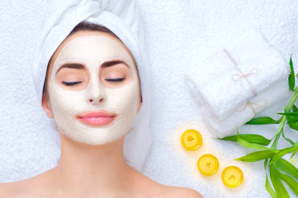 apply facial treatment